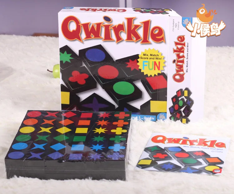 2024 New Children's Educational Toys Qwirkle Wooden Chess Parent Child Interactive Games Children's Adult Toys Christmas Gifts