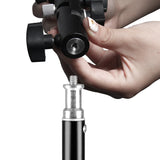 200/170/150/55cm Selfie Tripods Aluminum Light Stand For Phone Stand Mount Digital Camera Tripod With Clip Bluetooth Controller