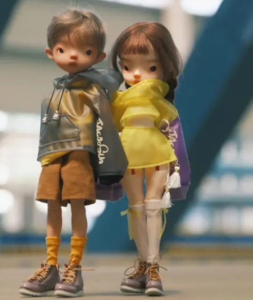 NEWBEN BJD Doll 1/6 No p enis JJ boy Nude doll Surprise Monster Dolls Anime Big Head Baby