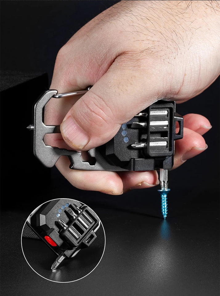 Ultra Small Mini LED Light Small Flashlight Keychain Light Strong Light Ultra Light Portable Flashlight