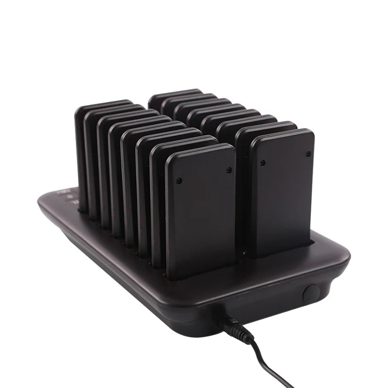Factory Price Restaurant Pager System Wireless Queue Calling System 16 Buzzers Beepers for Coffee Dessert Shop Food Truck