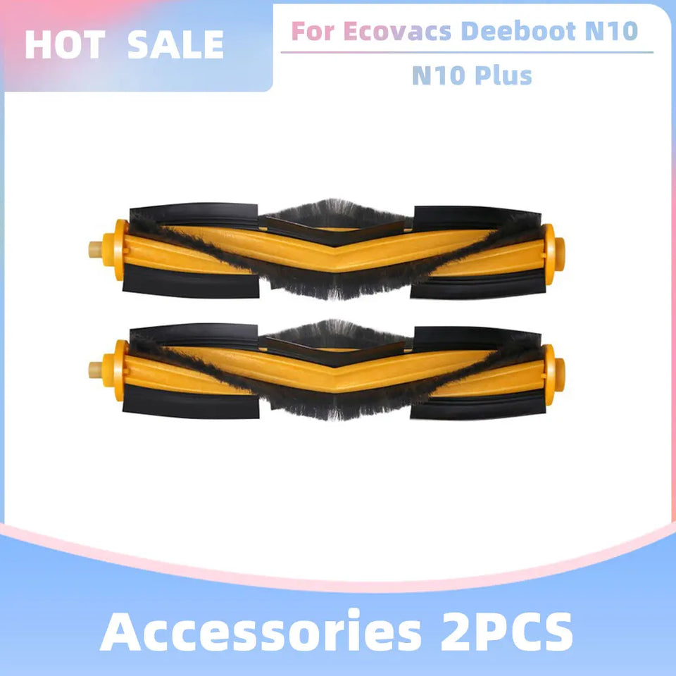 Compatible for Ecovacs Deeboot N10 / N10 Plus Replacement Accessories Parts Main Side Brush Hepa Filter Dust Bag Mop Cloth