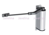 Intelligent waterproof side mounted electric door opener, community curved arm automatic swing door electric door closer, villa