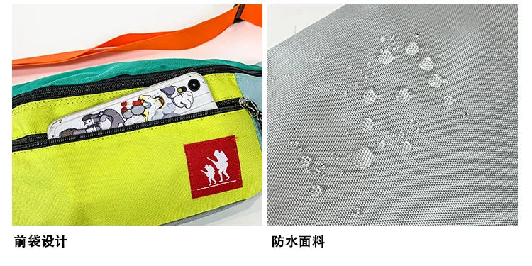 Unisex Waist Bag Fanny Pack Fashion Bags For The Belt Multifunction Chest Bag Banana Packs Hip Hop Bum Package Crossbody Pack