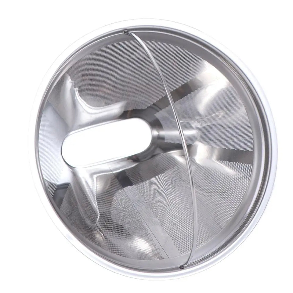 304 Stainless Steel Cafe Drip Coffee Machine Filter Fine Mesh Reusable Coffee Powder Basket with Foldable Handle Tea Strainer