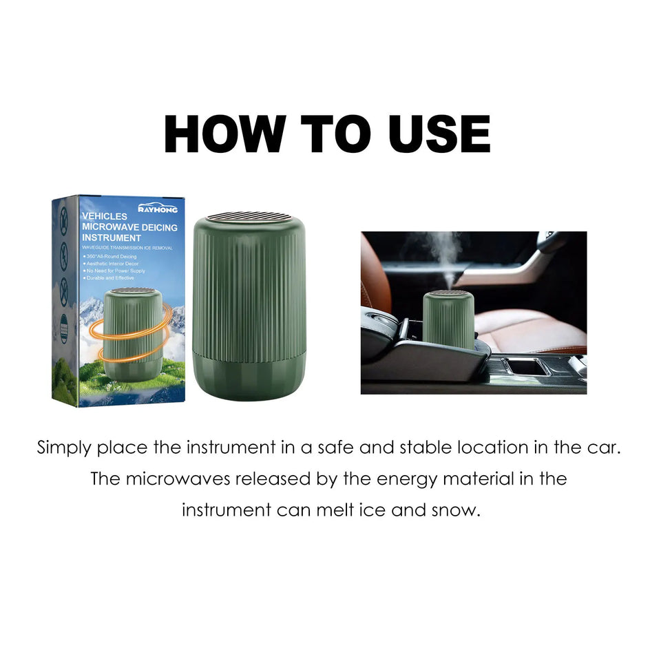 Auto Deicing Device Car Windshield Defrosting and Demisting Heater Warming Device Snow Removal Device Snow Removal Tool