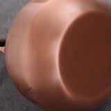 Handcrafted Pure Copper Coffee Pot,Engraving Retro Welcoming Pine Teaware 1300 ml Filter Weave Heat Handheld Kettle,Teapot