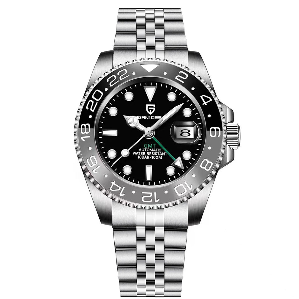 2025 PAGANI DESIGN New PD-1662 V5 Men Mechanical Watches Luxury Ceramic Bezel Automatic Watch 100M Waterproof GMT Watch for Men