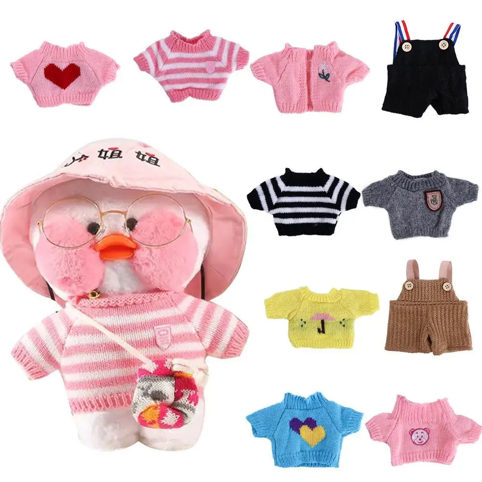 Toys Lalafanfan Ducks Plush Toy Mini Ducks 30cm Yellow Duck Clothes LaLafanfan Clothes Plush Doll Clothes Ducks Doll Clothes