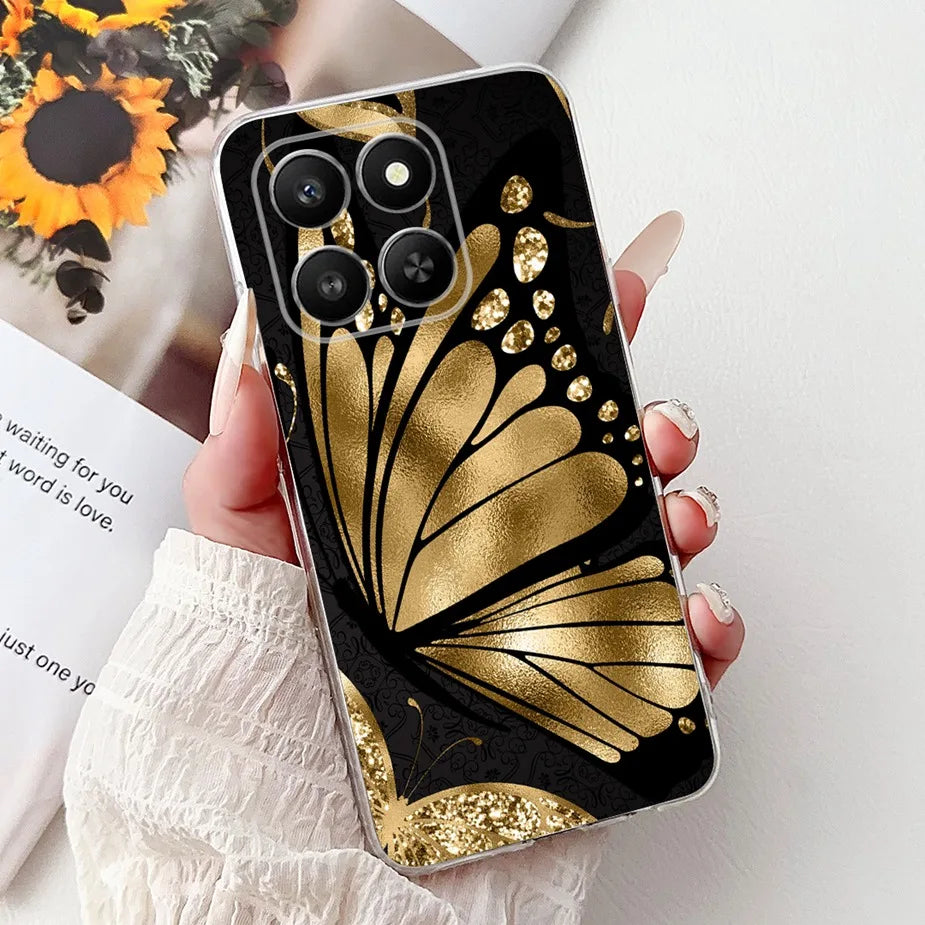 For Honor 400 Smart 5G Case LGN-NX1 Cute Cartoon Painted Cover Soft Slim Phone Case For Honor X7d HonorX7d Honor400 Smart Fundas