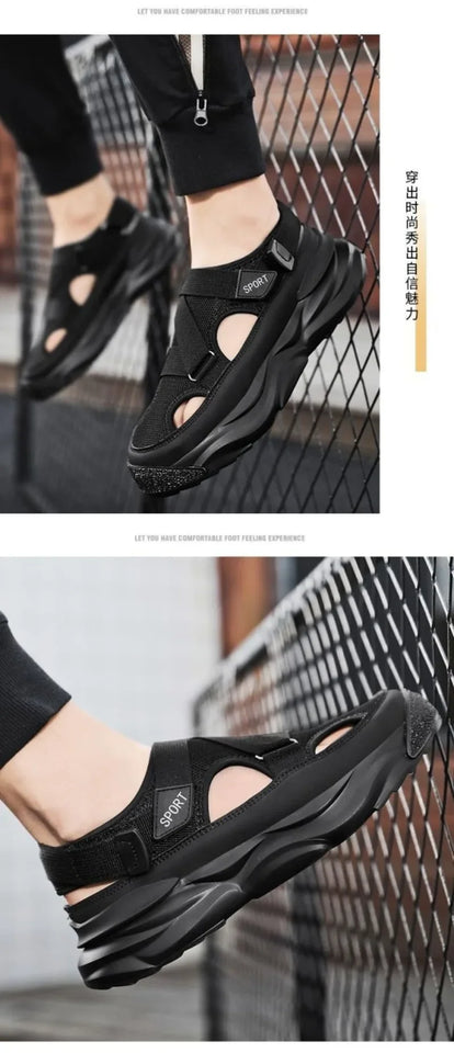 Summer Men's Sandals Fashion Casual Sandals Comfort Beach Sandals for Men Outdoor Non Slip Platform Sandal Breathable Sandalias