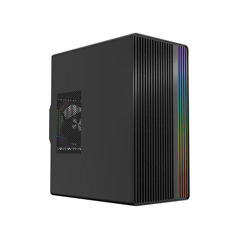 WJCOOLMAN Craftsman Series Small Chassis Home-Type Desktop Computer Supports M-ATX Motherboard - Compact Gaming PC Build