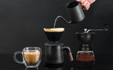 Pour Over Kettle Gooseneck Spout Coffee Tea Pot 12OZ for Coffee Maker Carafe, Camping Coffee Pot for Travel Coffee Maker Outdoor