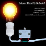 1set  Household Automatic Reset Switch Closet Cabinet Light   Door Control  Wardrobe