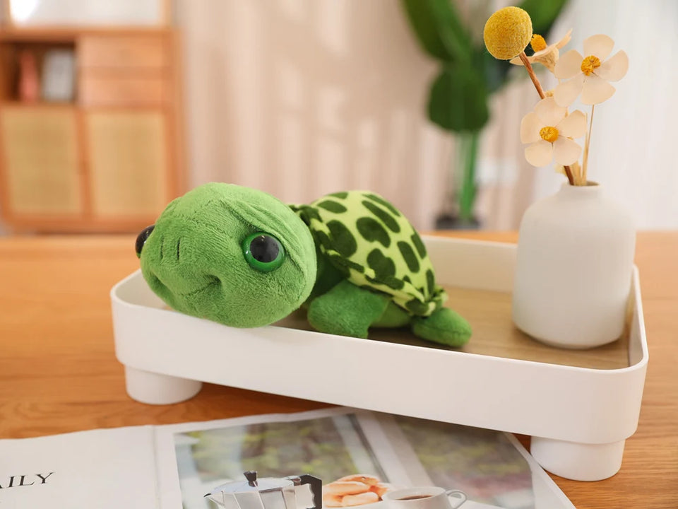 Big Eye Turtle Stuffed Animal - Turtle Plush Stuffed Animals, Mini Plushie for Kids Toys