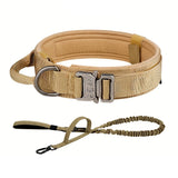 Dog Training Collar Adjustable Tactical Dog Collar And Leash Set Control Handle Pet Lead Collar For Small Big Dogs