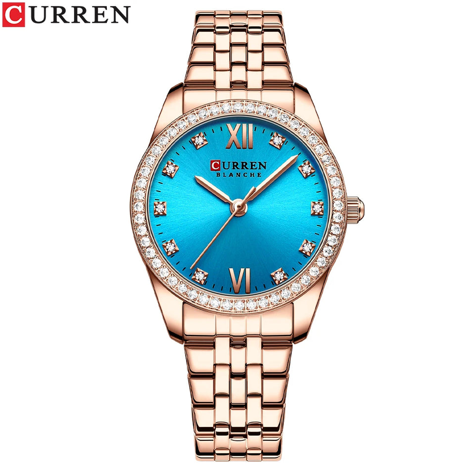 New stock! ! Women Bracelet Watches Steel belt Love Steel belt Rhinestone Quartz Wrist Watch Luxury Fashion Watch for women