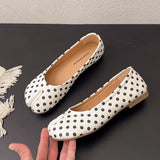 New Korean Style Women's Split-Toe Loafers Shallow Cut Ballet Flat Slip-Ons with Comfortable Mary Jane Spring/Autumn Tabis Shoes