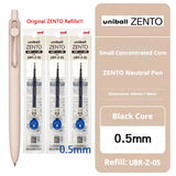Uni-ball ZENTO Click Gel Pen,0.38/0.5/0.7mm Various Colors Water-based pen With Ergonomic Grip Smooth Writing for School&Office