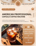 Electric Portable Coffee Machine Capsule Ground Coffee Brewer Suitable for Coffee Powder And Coffee Capsule - Coffee Maker