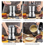 300W Electric Multifunctional Coffee Grinder Kitchen Cereal Nuts Beans Spices Grains Grinder Machine For Home Coffee Grinder