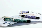 MAJOHN M600S Resin Pen 35 # Gold Plated Daming Tip Universal Type Student Adult Writing Practice Gift Ink Pen