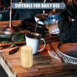 1Pcs Brass Tea Canister Waterproof Sealed Container for Storing Cereals Coffee Beans Dried Fruits Home Kitchen Storage Bottle