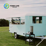 All Purpose Mobile Food Trailer for Sale Flexible Movement Design for BBQ Coffee Ice Cream Vending Complete Package