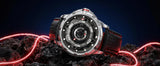 BERNY Automatic Men's Skeleton Watch 5ATM Luminous Sapphire Exhibition 3D Dial 316L Steel MIYOTA 82S0 Mechanical Watches for Men