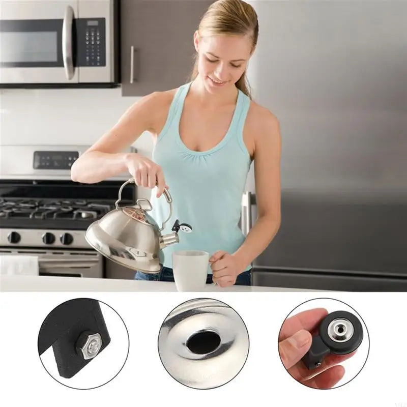 Y5LF Stainless Steel Kettle Spout Teakettle Nozzle Whistling Kettle Flute Pipe Water Replace Spout Kitchen Accessory