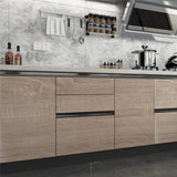 55cm Width Waterproof Vinyl Wood Grain Stickers Self Adhesive Wallpaper for Wardrobe Cupboard Table Closet Bedroom Home Decor