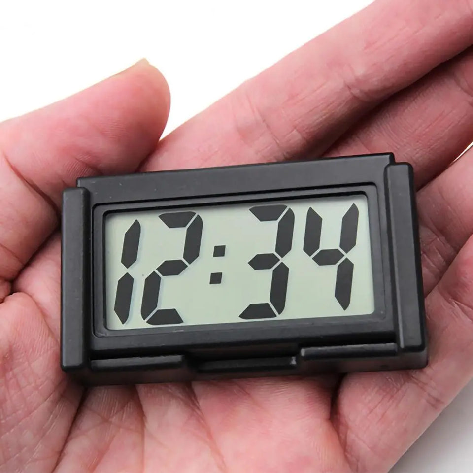 Electronic Clock Car Dashboard Student Exam Study Mini LCD Display Large Screen Table Desk Digital Clock Home