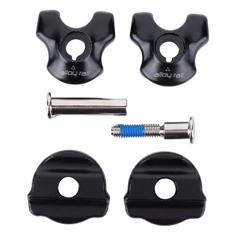 Bike Seatpost Clamp Carbon Rail Cushion Seatpost Clips Bicycle Seatpost Clamp for Oval/Round Clips