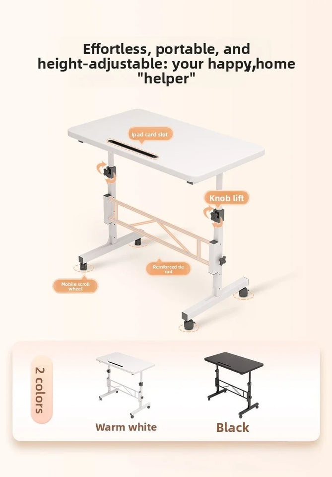 Household Goods Computer Desk Student Study Table Movable Lifting Desk Desk Writing Desk Workbench