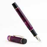 Majohn M600S Celluloid Fountain Pen F Nib with Converter Quality Fashion Office Business Writing Gift Pen Stationery Supplyn