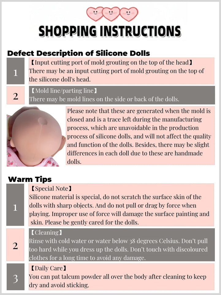 AnjoDoll 10Inch Silicone Girls Whole Body Soft Solid Silicone Reborn Doll Handmade Painted Washable Play Dolls Toys For Gifts
