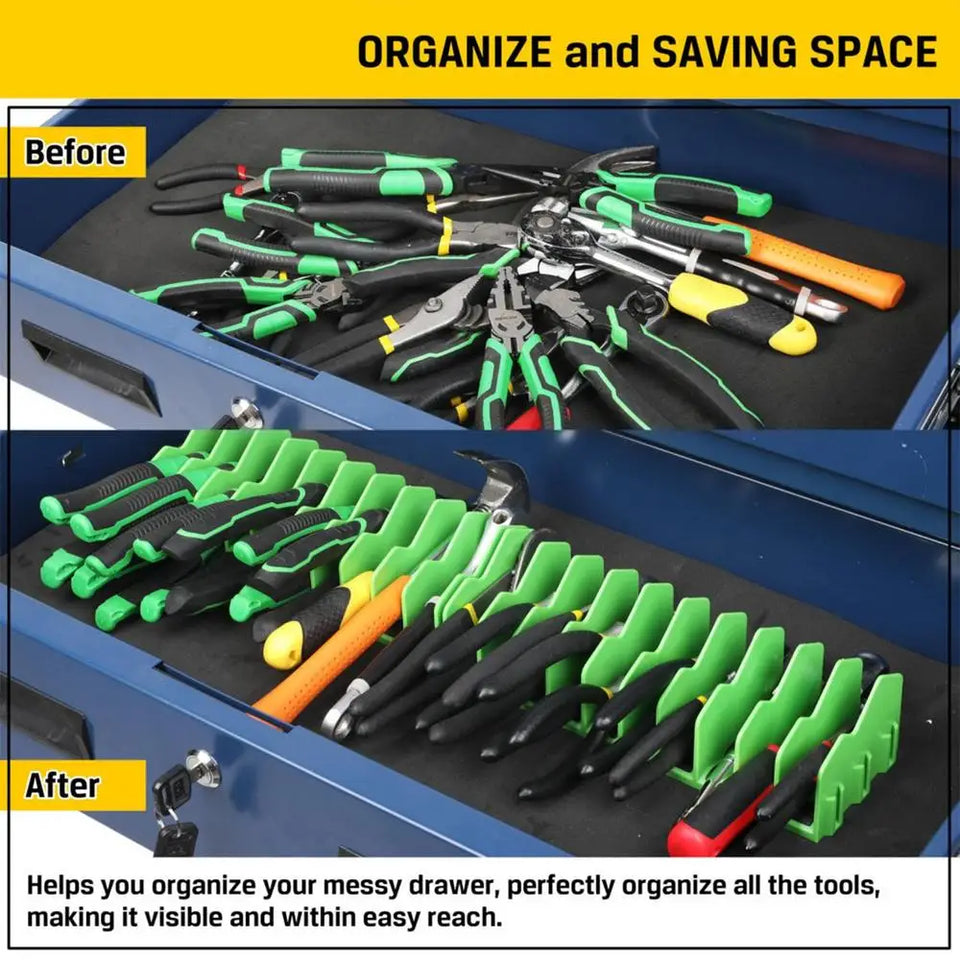 Plier Organizer Rack Plier Holder And Cutter Organizer Sturdy Plier Storage Holder Tools Set Toolbox Storage For Cutters Hammers