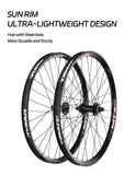 TANKE MTB Wheelset 26 inch Disc Brake MTB single-speed DJ AM Enduro DH Wheelset Hub MTX33/39 aluminum alloy Mountain wheel set