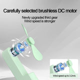 Foldable Small Fan Portable and high-power Hand Held Portable Mini Fan Rechargeable Hand USB Charge Fan