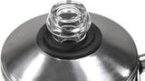 Electric Percolator 1.8L 12Cup Italian Coffee Maker Stainless Steel Quick Heating Reusable Filter Basket Fast Brew Home Office