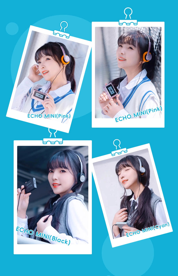 Fiio Snowsky Echo Mini Wireless Bluetooth MP3 Player 8GB Retro Portable Walkman Custom Support DSD Music Gift