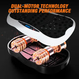 Full-Body Vibration Plate Exercise Machine Fitness Equipment Workout 330lbs Weight Loss with Resistance Bands Remote Control