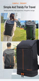 Shoulder Bag Large Capacity Outdoor Leisure Travel Waterproof Wear Resistant PU Sports Mountaineering Bag With Shoe Compartment