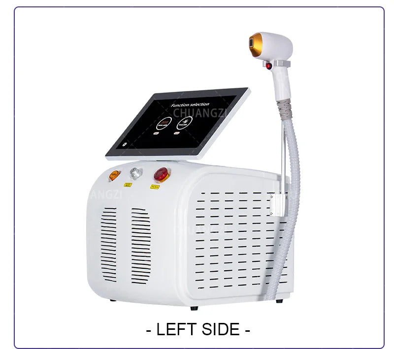Multifunctional 2 in 1 Diode and Nd Yag Laser 755 808 1064nm Hair Removal Machine Portable Picoseconds Laser Tattoo Remover