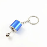 Creative gear keychains, car keychains, car manual transmission models, small gifts, food stalls, stress-relieving toys
