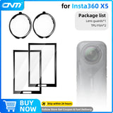 Accessories Set for Insta360 X3 X4 X5 Lens Guard Screen Protector Storage Bag Silicone Case Lens Cap Protective Frame Insta 360
