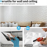 10pcs 30x30cm 3D Art Wall Panel background wall decoration exterior 3D wallpaper suitable for room bathroom ceiling hotel office