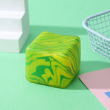 Marbled Streak Cube Squishy Stress Relief Squeeze Toy Slow Rising Anti Anxiety For Office Workers Daily Relaxation Fun Toys Gift