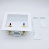 KING SMART Washing Machine Outlet Box CUPC NSF Lead Free Certified; 1/2" PEX b/F1807; 3/4" MHT Outlet, 1/4" Turn; 1 Pcs; 81214