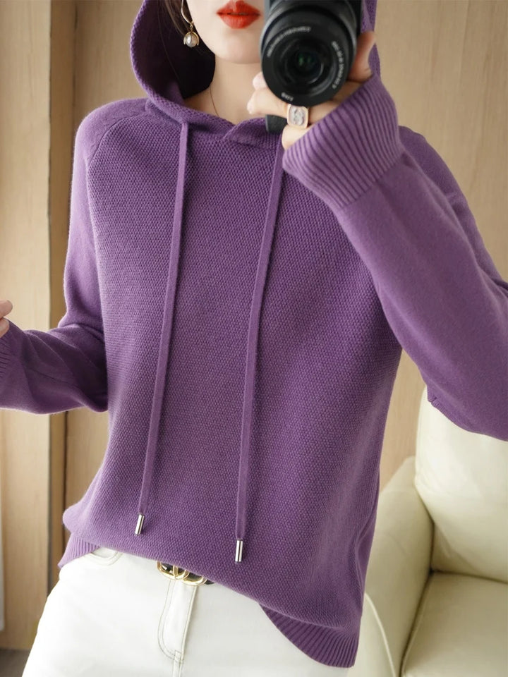 Hoodies And Sweatshirts Long Sleeve Sweaters For Women Wool Clothing New Arrivals Knitted Jumpers Female Outerwears Fashion Tops